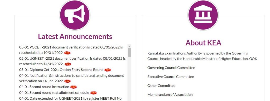 Karnataka NEET Notice