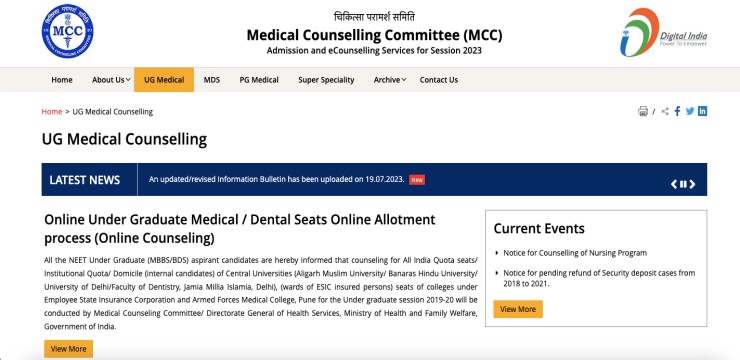 MCC-NEET-UG-COunselling-Registration-Begins