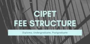 CIPET Fee Structure