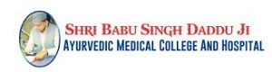 Shree Babu Singh Daddu Ji Ayurvedic College Fatehgarh Logo