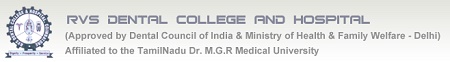 RVS Dental College Coimbatore RVS Dental College Coimbatore