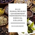 Allu Ramalingaiah Government Homoeopathic Medical College Allu Ramalingaiah Government Homoeopathic Medical College