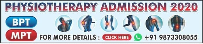 PHYSIOTHERAPY ADMISSION 2020