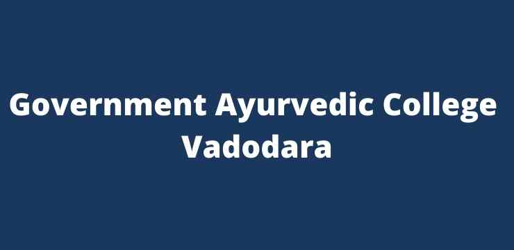 Government Ayurvedic College Vadodara