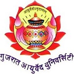 This image has an empty alt attribute; its file name is Gujarat_Ayurved_University_logo.jpg