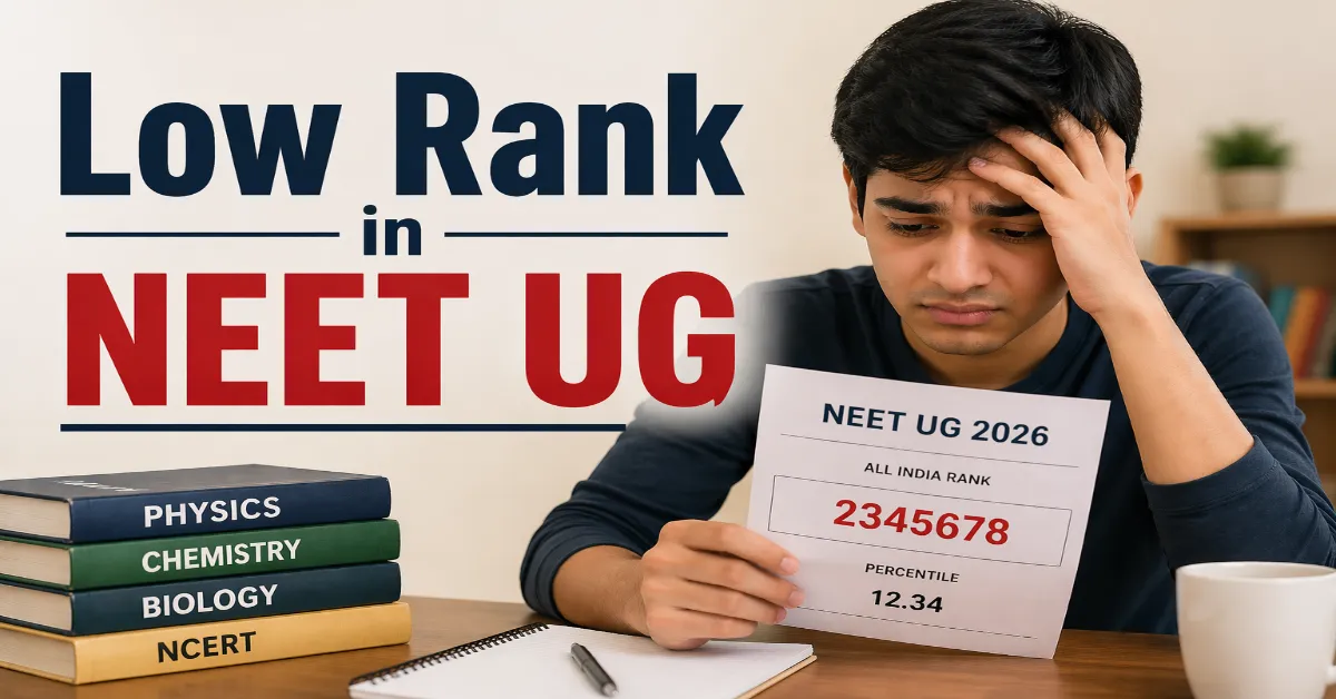 Low Rank in NEET UG