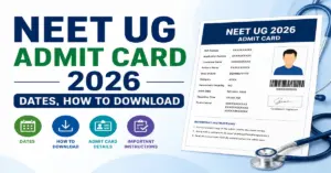 NEET UG Admit Card 2026