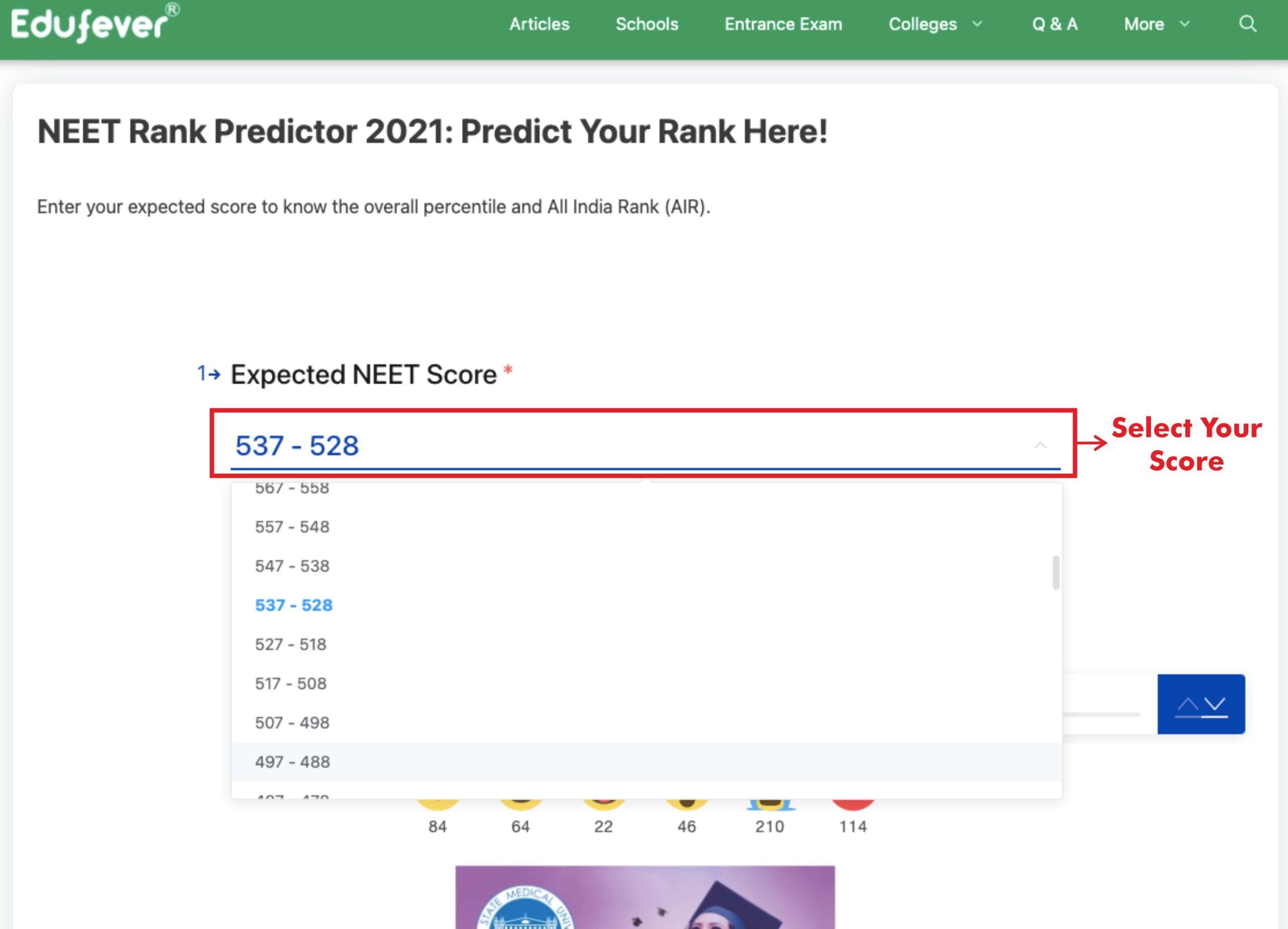 How to Use Edufever NEET Rank Predictor