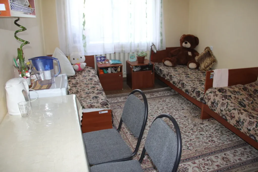 Astana Medical University hostel study room