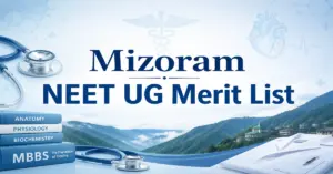 Mizoram NEET UG Merit List
