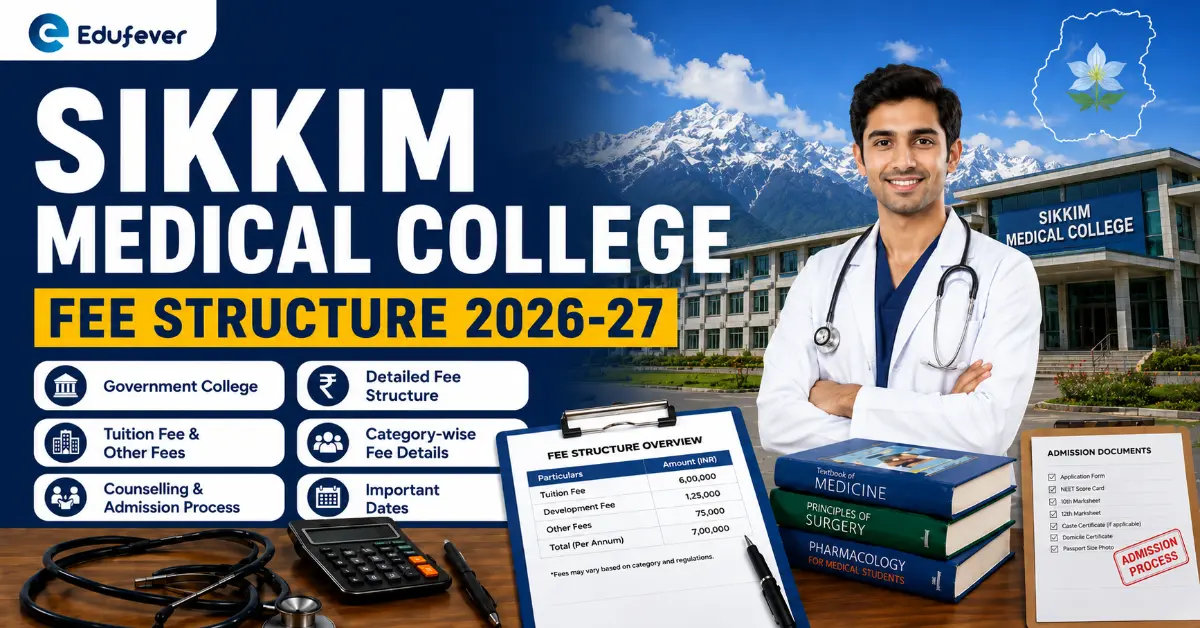 Sikkim Medical College Fee Structure 2026-27