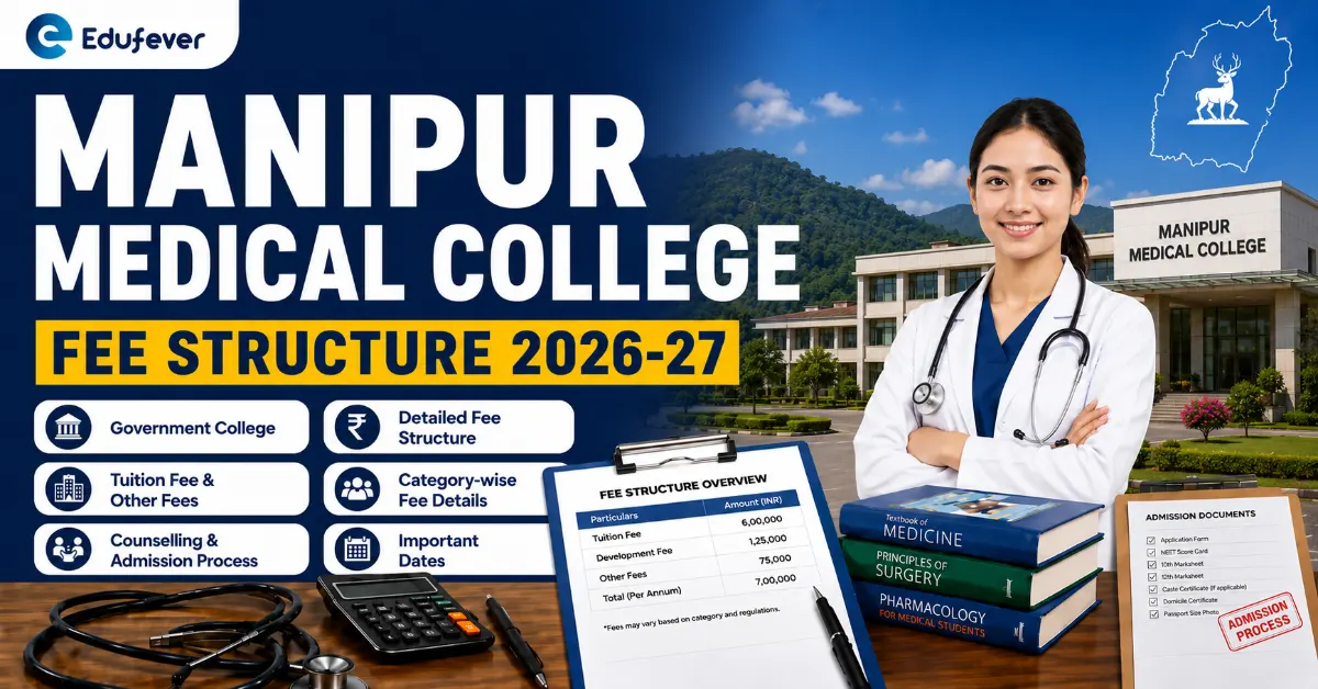 Manipur Medical College Fee Structure 2026-27