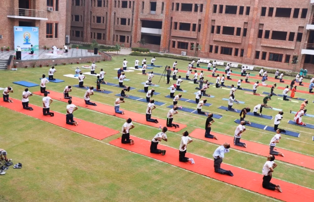 Sharda Dental College Yoga Day Celebration 2026