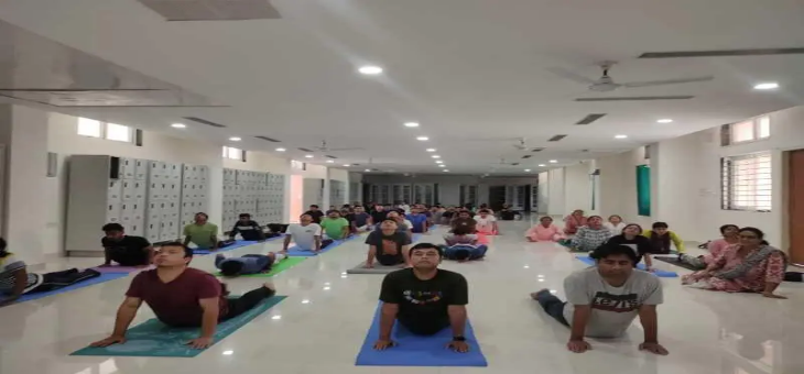 Lakhimpur Medical College Yoga Day