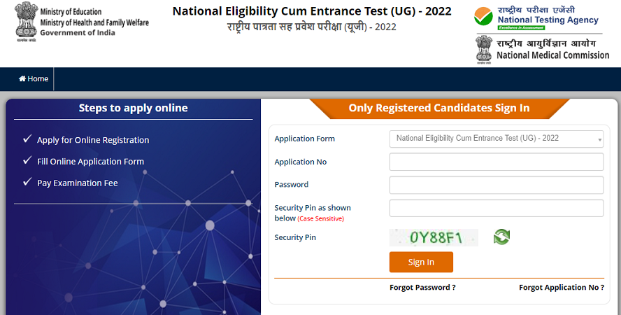 Correction for NEET(UG)-2022