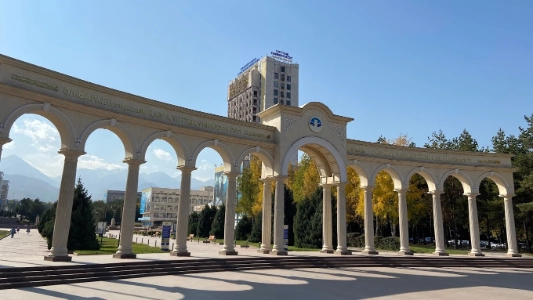 Al Farabi Kazakh National University front view