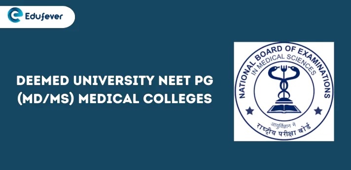 Deemed University NEET PG (MDMS) Medical Colleges in India