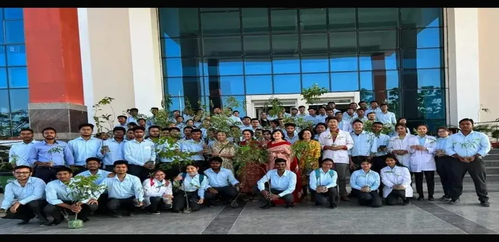 Dhubri Medical College Plantation Drive