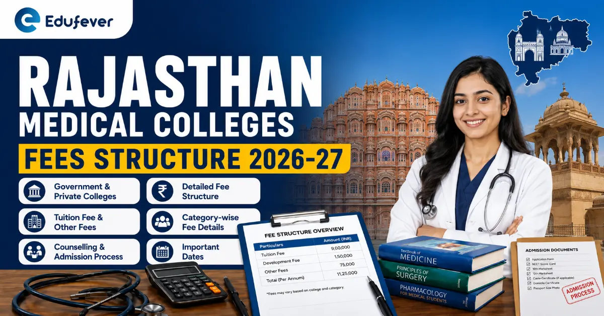 Rajasthan Medical Colleges Fee Structure 2026-27