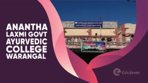 Anantha Laxmi Govt Ayurvedic College Warangal