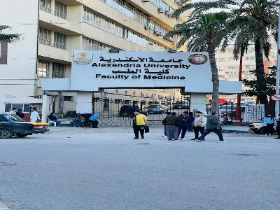 Alexandria University Faculty of Medicine Main Entrance