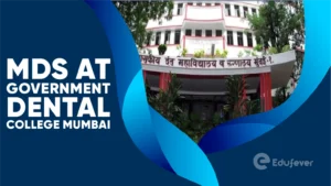 MDS at Government Dental College Mumbai