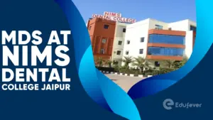 MDS at NIMS Dental College Jaipur