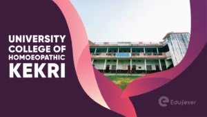 University College of Homoeopathic Kekri