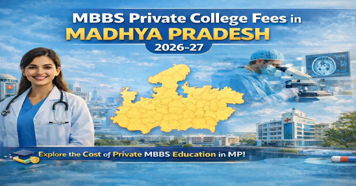 MBBS Priavte Colleges Fees in MP 2026-27