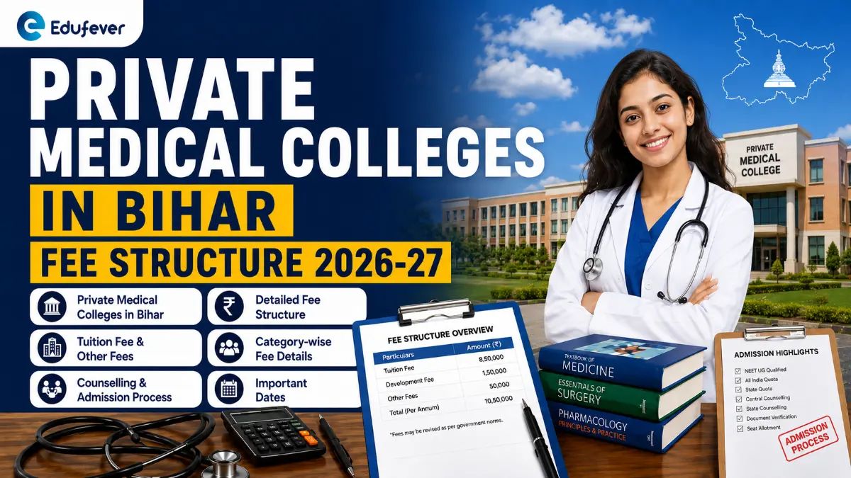 Private Medical Colleges in Bihar Fee Structure 2026-27