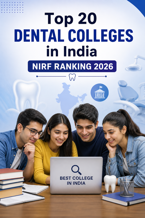 List of Top 20 Dental Colleges in India NIRF Ranking 2026