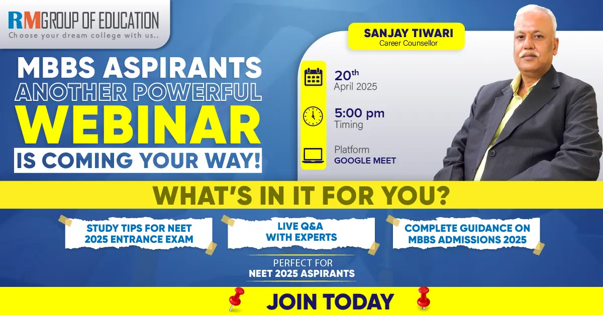 Exclusive MBBS Webinar with RM Group of Education