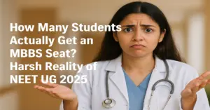 How Many Students Actually Get an MBBS Seat
