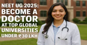 NEET UG 2025: Become a Doctor at Top Global Universities Under ₹30 Lakh