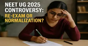 NEET UG 2025 Controversy: Re-Exam or Normalization?