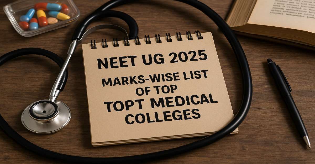 NEET UG 2025; Mars-Wise List of Top Govt Medical Colleges