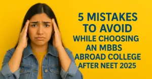 MBBS Abroad After NEET 2025: 5 Mistakes Students Shouldn't Make!