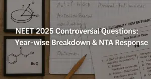 NEET 2025 Controversial Questions: Year-wise Breakdown & NTA Response