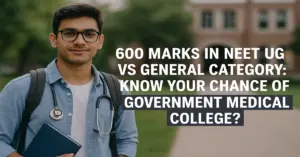 600 Marks in NEET UG vs General Category: Know Your Chance of Government Medical College?