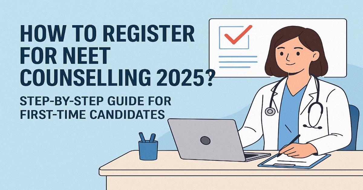 How to Register for NEET Counselling 2025? Step-by-Step Guide for First-Time Candidates