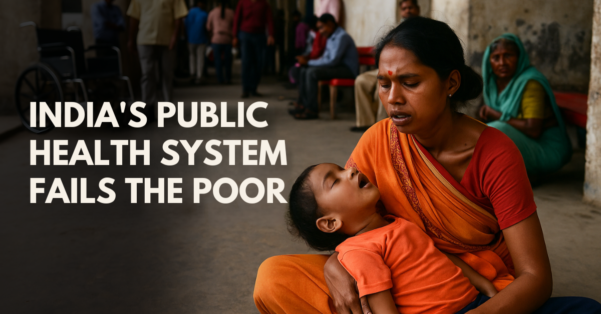 INDIA'S PUBLIC HEALTH SYSTEM FAILS THE POOR