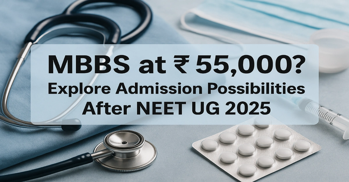 MBBS at ₹ 55,000 in India_ Explore Admission Possibilities After NEET UG 2025