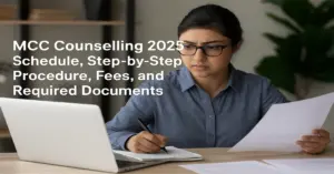 MCC Counselling 2025: Schedule, Step-by-Step Procedure, Fees, and Required Documents