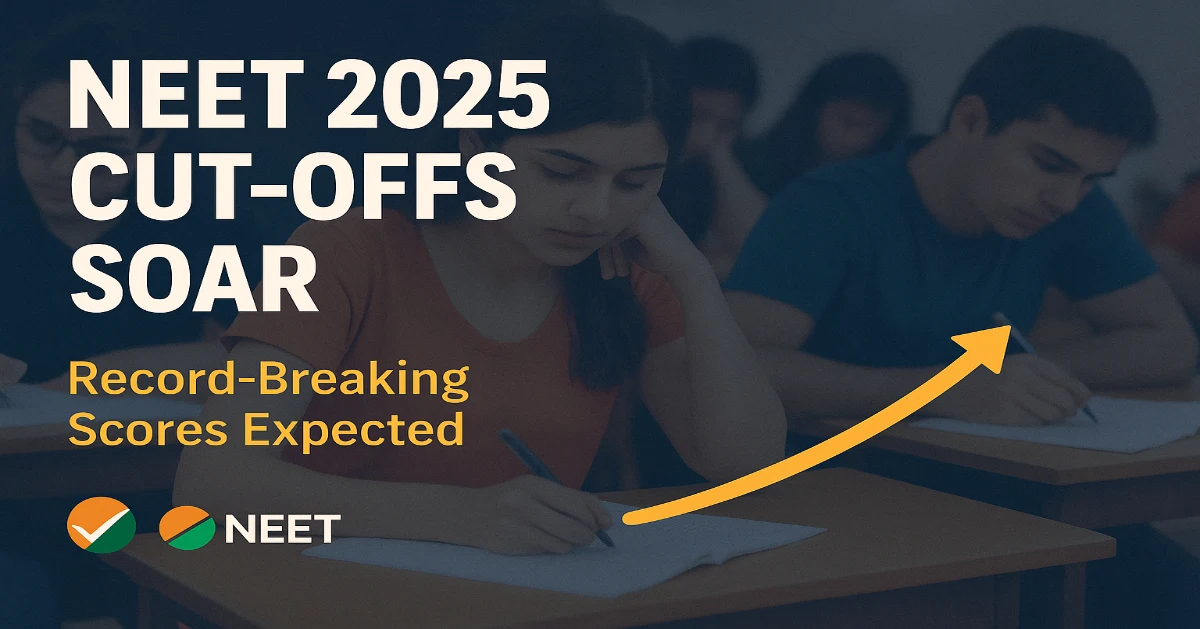 NEET 2025 Expected to See Record Breaking Cut-Offs