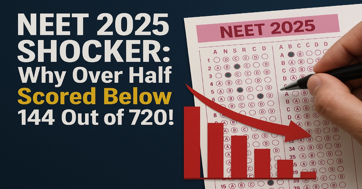 NEET 2025: Why Half of Students Could Not Score Even 20% of 720?