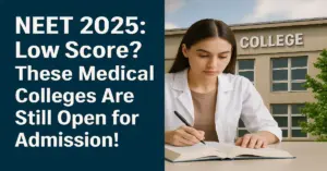 NEET 2025: Low Score? These Medical Colleges Are Still Open for Admission!
