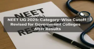 NEET UG 2025: Category-Wise Cutoff Revised for Government Colleges After Results