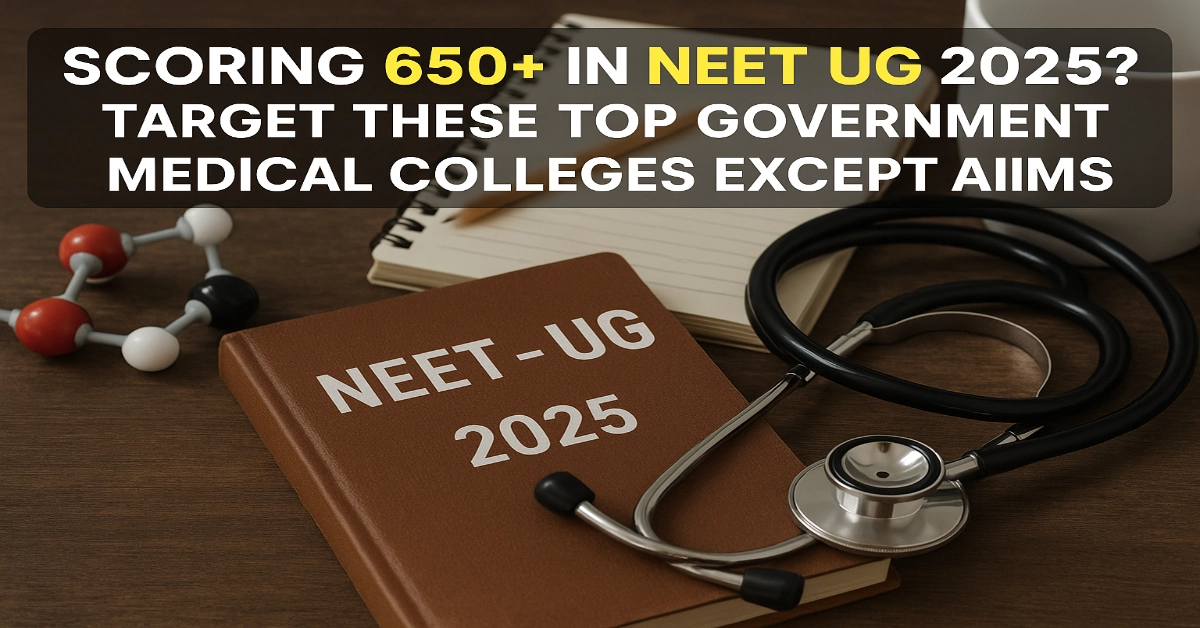 Scoring 650+ in NEET UG 2025? Target These Top Government Medical Colleges Except AIIMS