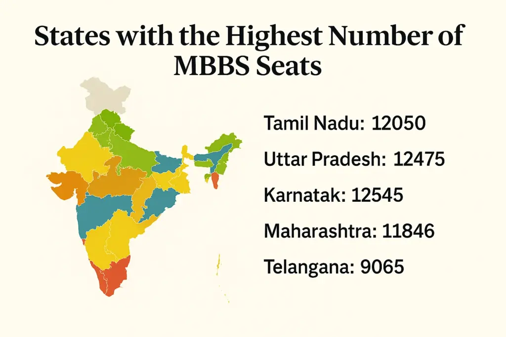 States with the Highest Number of MBBS Seats