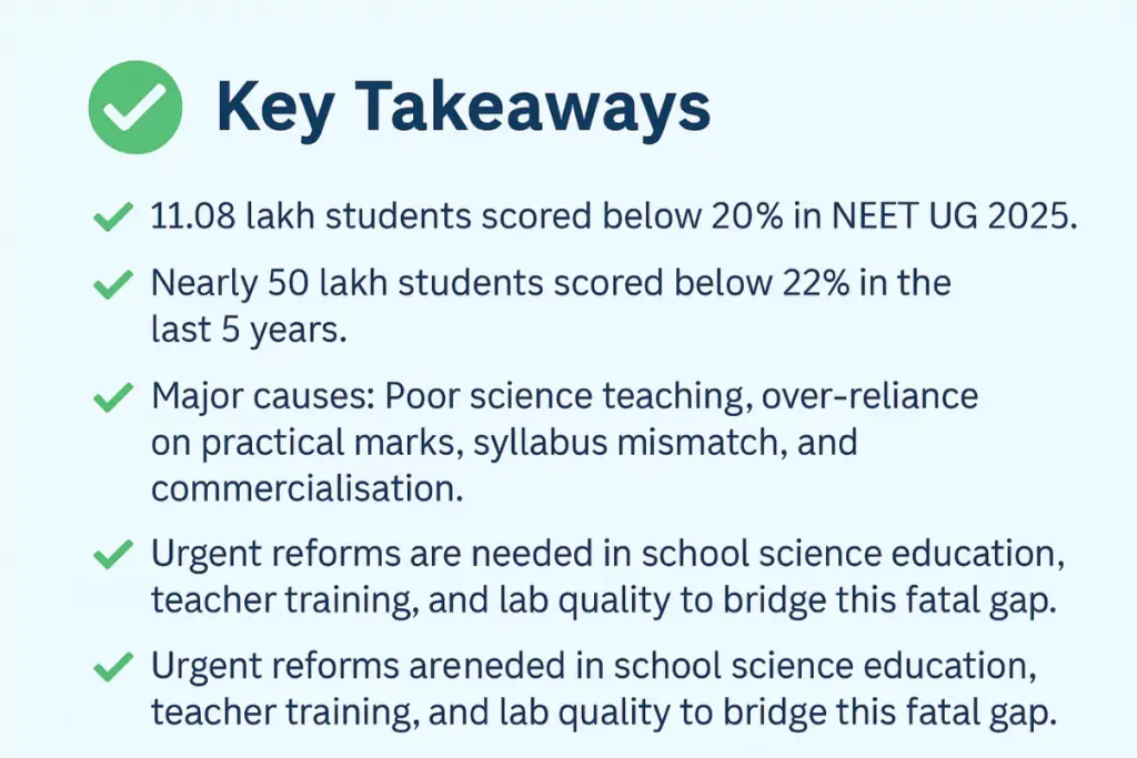 NEET UG 2025 Key takeaways